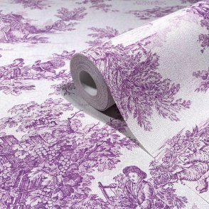 Обои сиреневые Gloockler Pompoos Provence 35626 изображение 1