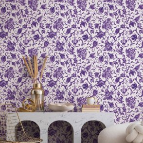 Обои фиолетовые Gloockler Pompoos Provence 35640 изображение 2