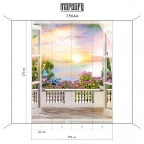 Обои сиреневые Gloockler Pompoos Provence 35644 изображение 1