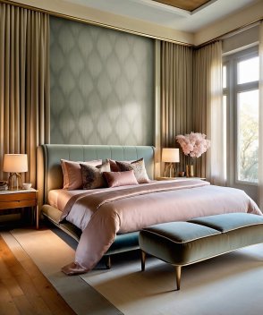 Обои с ромбами для спальни Papis Loveday Fashion Icon 35903 изображение 1