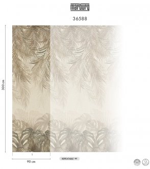 Обои с виниловым покрытием Кашемир (Cashmere) 36588 изображение 1