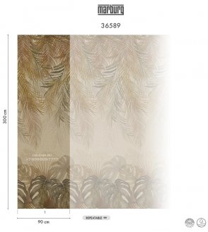 Обои с виниловым покрытием Кашемир (Cashmere) 36589 изображение 1
