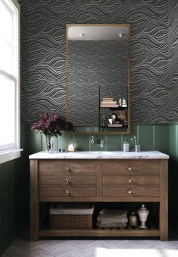 Обои для гостиной серые Piano WH41700 изображение 1