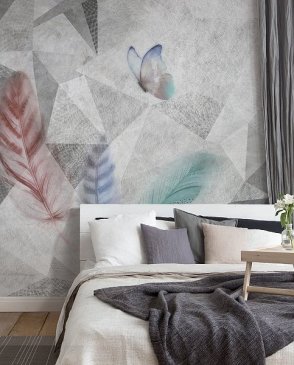 Фрески с геометрическим рисунком для спальни Trend Art JV412-COL1 изображение 1