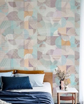 Фрески с геометрическим рисунком для спальни Trend Art ZK434-COL1 изображение 1