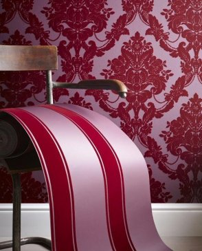 Обои в полоску черные Sophie Conran Flock 900600 изображение 2