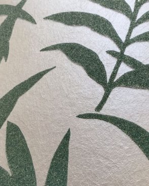 Обои 1838 Wallcoverings с листьями зеленые Camellia 1703-113-04 изображение 2