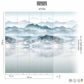 Обои для гостиной светлые в современном стиле Smart Art Selection 47224 изображение 1
