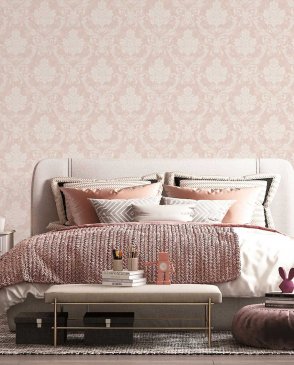 Итальянские Обои для спальни розовые Carnazza 5055-3 изображение 1