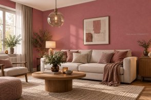 Обои красные Каволли (Cavolli) 54424-9 изображение 1