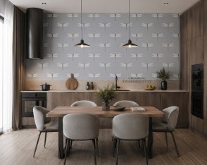 Обои с бабочками, насекомыми для кухни Cavolli 54426-7 изображение 1