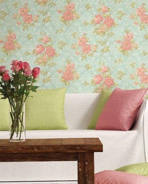Обои Chelsea Decor Wallpapers розовые с акриловым покрытием Oak Hill CD001726 изображение 1