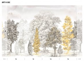 Обои желтые Пейзаж vol. 2 ART14-002 изображение 2