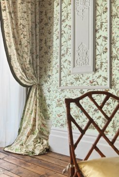 Английские Обои с птицами Hummingbirds Cream 124-1007 изображение 4