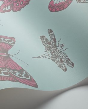 Обои с бабочками, насекомыми для детской розовые Whimsical 103-15062 изображение 1