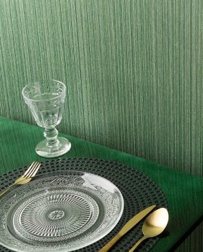 Обои зеленые с текстильным покрытием Letizia 087030 изображение 3