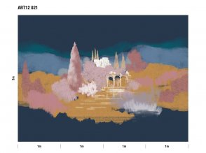 Обои синие Пейзаж vol. 2 ART12-021 изображение 1