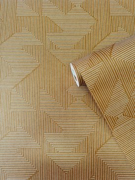 Обои флизелиновые золотые Zen DWP0368-02 изображение 2