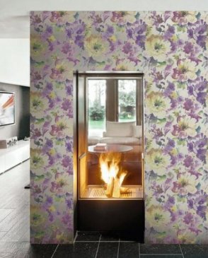 Обои с акварельными цветами для кухни Romance MF81505 изображение 1