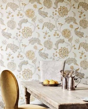 Обои флизелиновые бежевые Caverley DCAVPA102 изображение 2