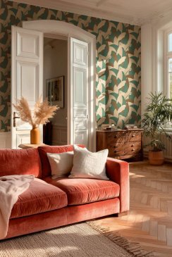 Обои виниловые для гостиной Natural Motifs 79255-1 изображение 2