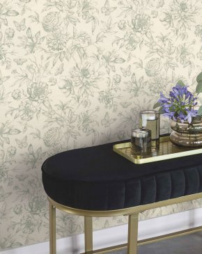 Обои в стиле Прованс Peonies 793925 изображение 3