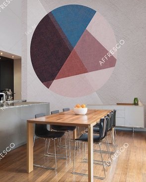 Фрески с кругами с акриловым покрытием Fine Art RE820-COL1 изображение 1
