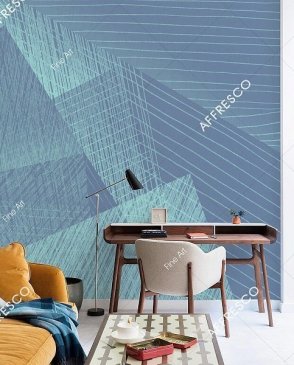 Фрески с геометрическим рисунком для гостиной Fine Art RE832-COL4 изображение 1