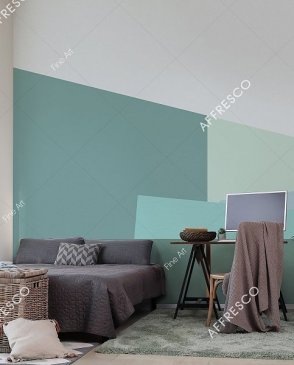 Фрески с геометрическим рисунком для гостиной Fine Art RE837-COL4 изображение 1