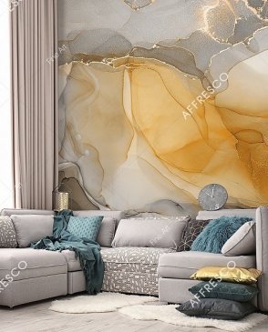 Фрески Affresco для кабинета желтые Fine Art RE852-COL1 изображение 1