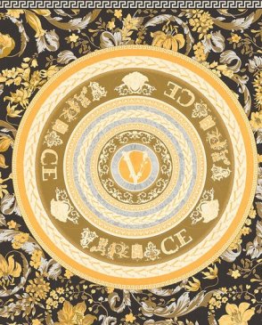 Обои с квадратами золотые Versace 5 38705-5 изображение 3