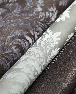 Обои с дамаском с текстильным покрытием Metal Silk MS36 изображение 5