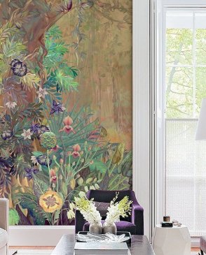 Фрески панно с листьями Wallpaper part 1 AB140-COL4 изображение 1