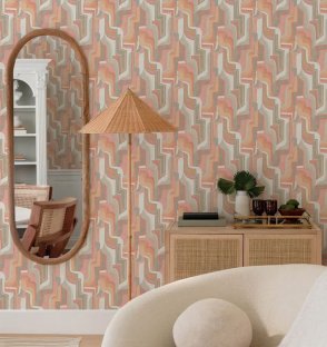 Обои с геометрическим рисунком Whimsy 4135-72701 изображение 2