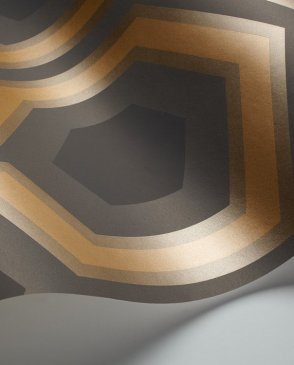 Обои с геометрическим рисунком коричневые Contemporary Restyled 95-6033 изображение 1