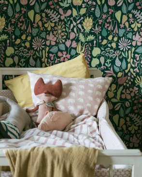 Обои с листьями для спальни Scandinavian Designers 3 1976 изображение 1