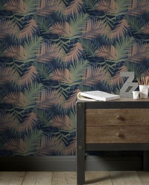 Обои Chelsea Decor Wallpapers с листьями для спальни Vermeil 104264 изображение 1