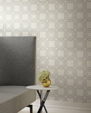 Обои Ronald Redding с квадратами для гостиной Organic Cork Prints LC7152 изображение 1