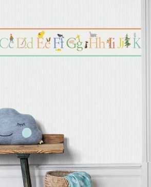 Обои бордюр для малышей для детской Scandinavian Designers Mini 6282 изображение 1