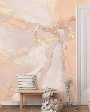 Фрески для спальни розовые Fluid AF2052-COL1 изображение 1