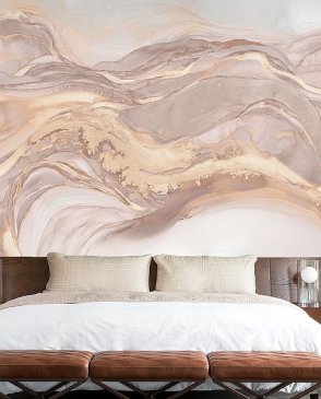 Фрески для спальни розовые Fluid AF2069-COL1 изображение 1