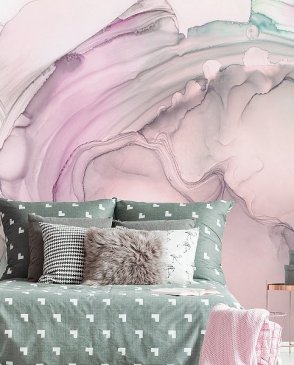 Фрески для спальни розовые Fluid AF2074-COL2 изображение 1