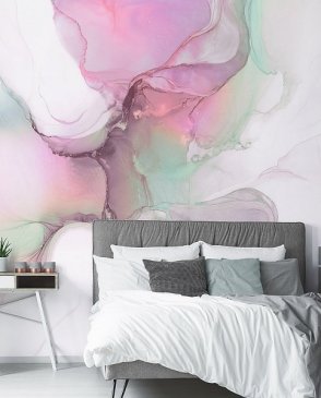 Фрески для спальни розовые Fluid AF2075-COL1 изображение 1