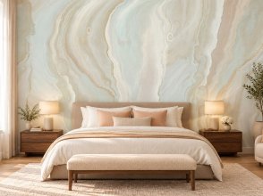 Фрески с абстрактным рисунком мятные Emotion Art AF2123-COL2 изображение 4