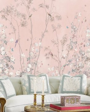Фрески для гостиной розовые French Garden AF955-COL1 изображение 1