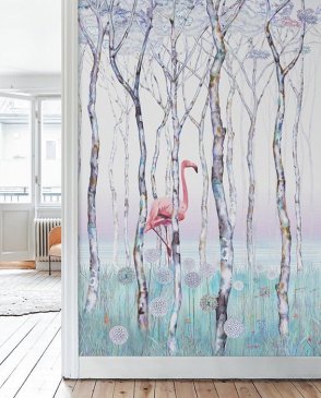 Фрески для спальни розовые Dream Forest AL47-COL1 изображение 1