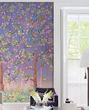 Фрески для гостиной фиолетовые Dream Forest ED40-COL2 изображение 1
