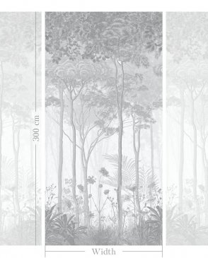 Фрески для кабинета серые Art Fabric Ткани FA1055-COL1 изображение 2