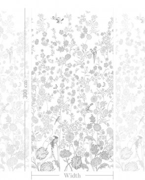 Фрески Affresco с листьями белые Art Fabric Ткани FA1136-COL1 изображение 3