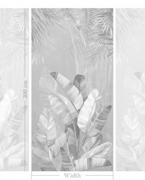 Фрески с листьями для кабинета Art Fabric Ткани FA1305-COL4 изображение 3